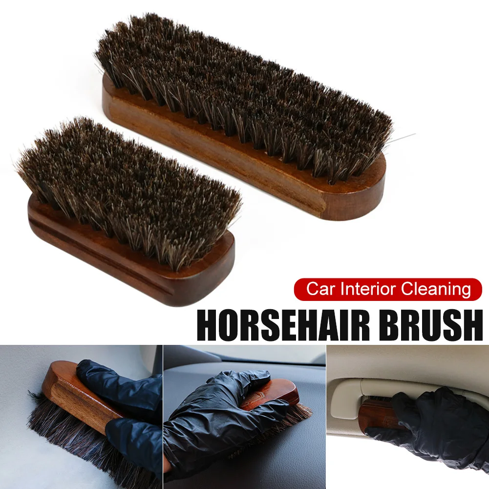 

Auto Windshield Cleaning Brush Car Interior Horsehair Brush Auto Glass Wipe With Handle Car Dust Remover Accessories For Car