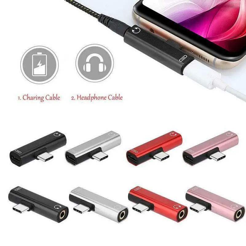 

Кабель для наушников с разъемами USB C и 3,5 мм
