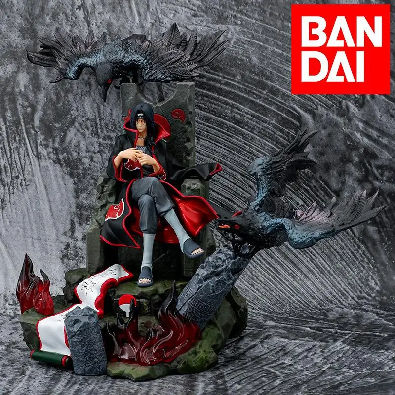 35 см аниме Наруто ГК престол Учиха Итачи ПВХ экшн-Фигурка Игрушка Аниме фигурки искусственные подарки