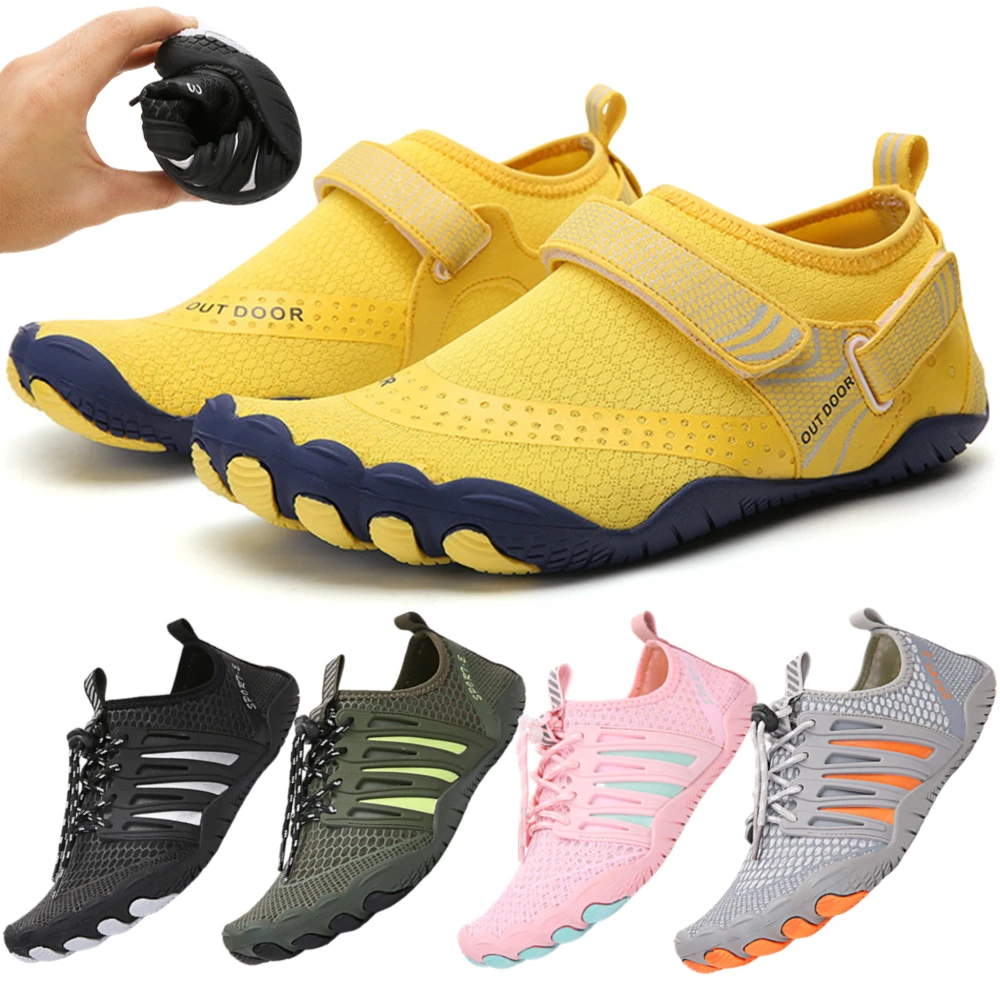 

Barefoot Swim Beach Pool Aqua Sports Shoes Breathable Quick Dry Wading Outdoor Upstream Sneakers Summer Footwear for Surf Diving