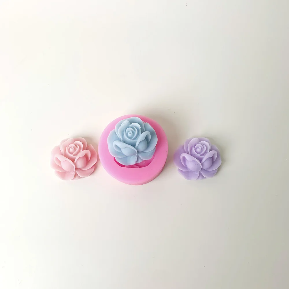 Цветочные силиконовые формы для свечей цветочное мыло ручной работы пластырь