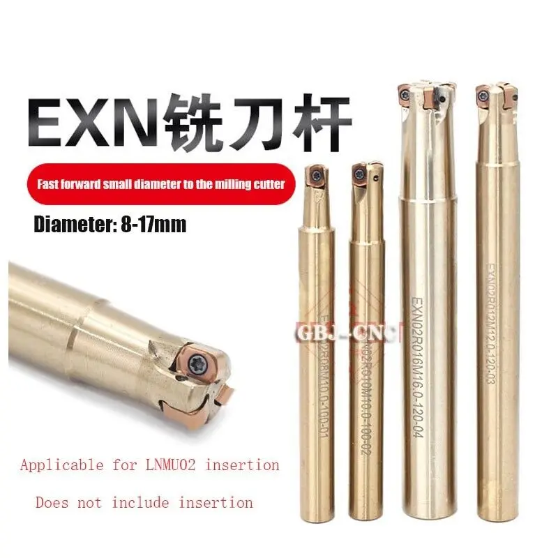 

LNMU02 Фрезерная пластина с быстрой подачей для EXN02R Малый диаметр 8-17 мм