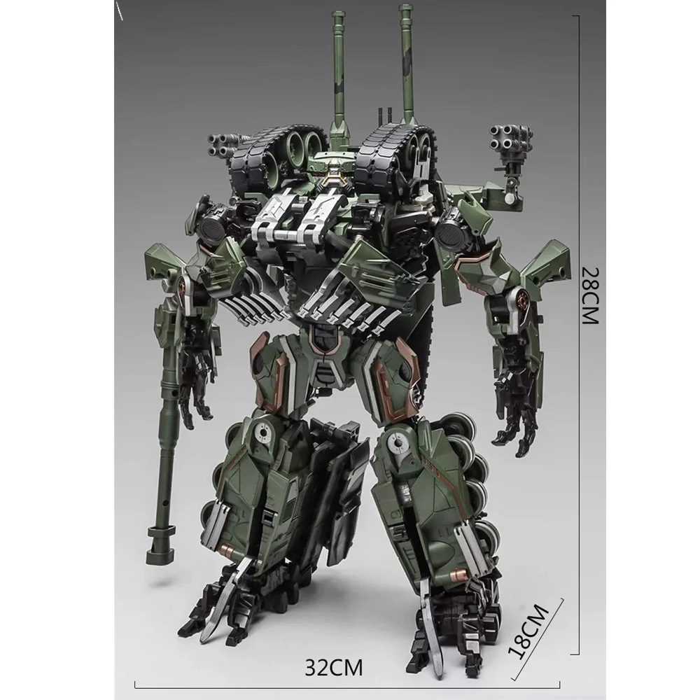 

Transformation Brawl WJ M04 M-04 SS Leader Camouflage Tank Model M1A1 Alloy Action Figure Robot Collection Deformed Toys In Box