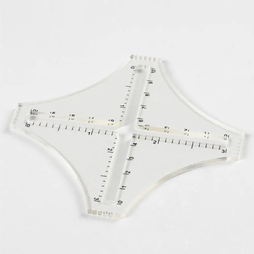 Отличная прозрачная линейка для шитья в технике пэчворк