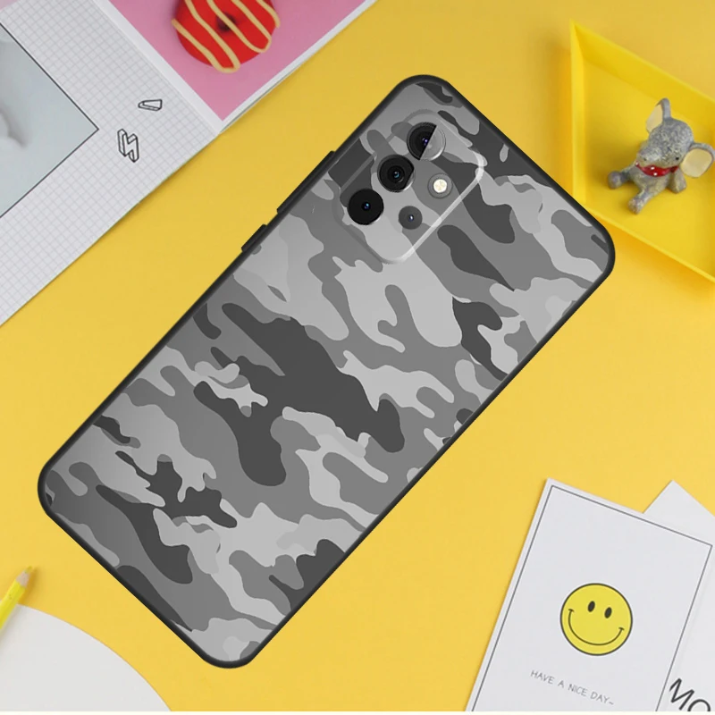 Чехол Камуфляжный армейский для Samsung Galaxy A54 A34 A14 A13 A33 A53 A12 A32 A52 A71 A51 A15 A25 A35 A55