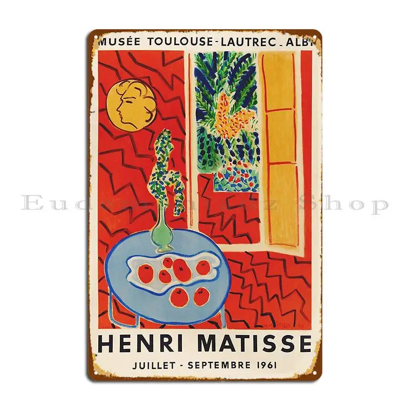 Выставочный плакат Анри матиссе Albi 1961 металлический с табличкой картина для паба