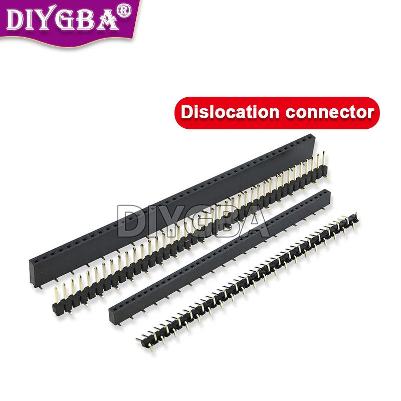 5 шт., 1x40P, 1x50P, Однорядный разъем PCB типа «папа», «Мама», штырьковый разъем, штыревой разъем SMT 1,27, 2,0, 2,54 мм для Arduino