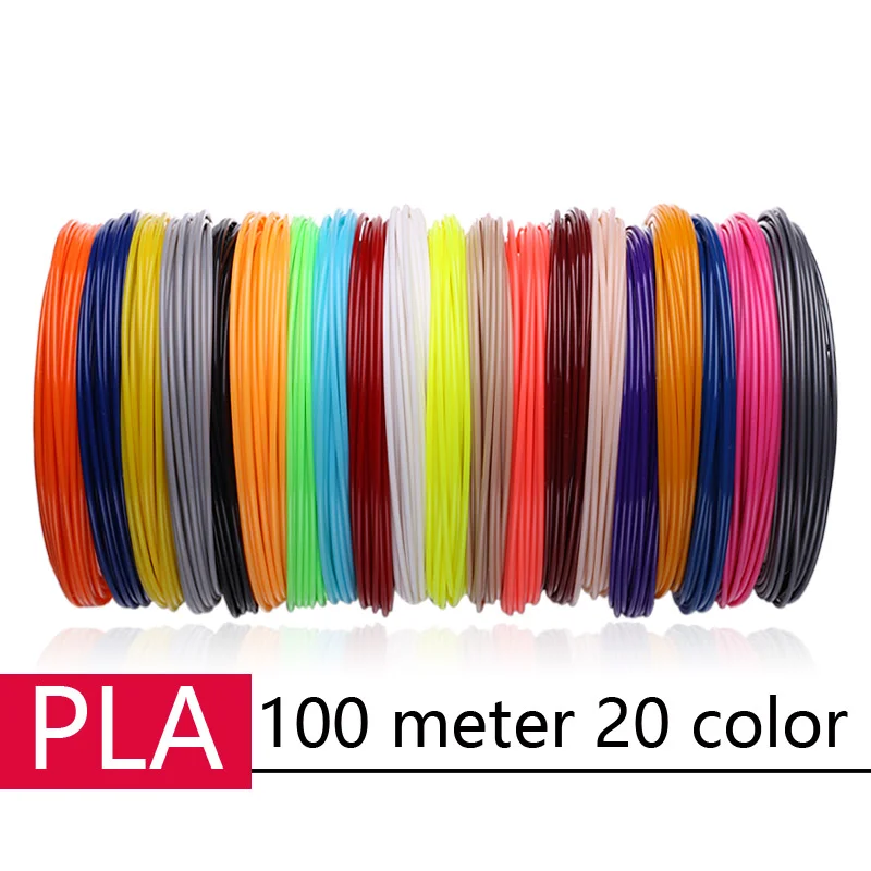Рулоны из АБС-пластика для 3d-ручки 50100 метров 10 20 цветов |