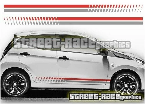 

Наклейки виниловые для x2 Peugeot 107 и 108 003