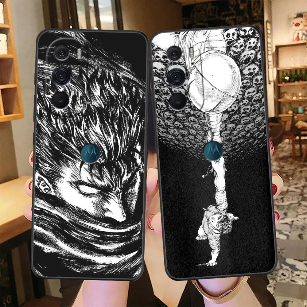 

Funda Case For Moto G30 G31 G50 G51 G60 G71 G8 G9 G22 G200 Edge 20 30 S30 X30 Plus Pro Lite 5G Case Japanese Manga Berserk Guts