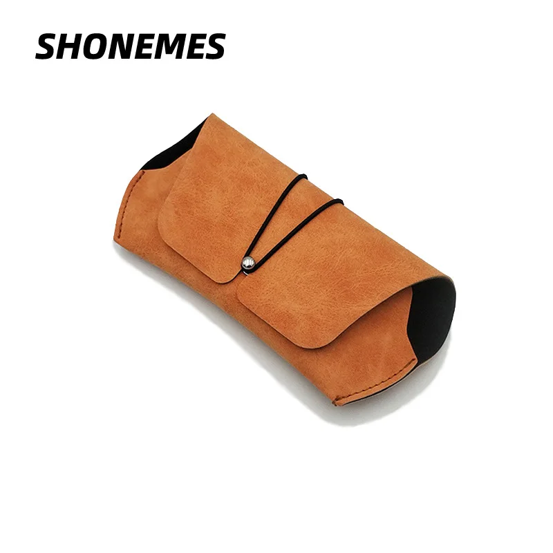 SHONEMES Man Woman Sunglasses Case Soft Leather Reading Glas