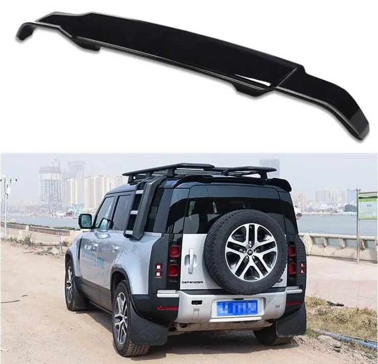 

ABS BLACK REAR WING TRUNK LIP TAIL SPOILER FOR Land Rover Defender 2020 2021 2022