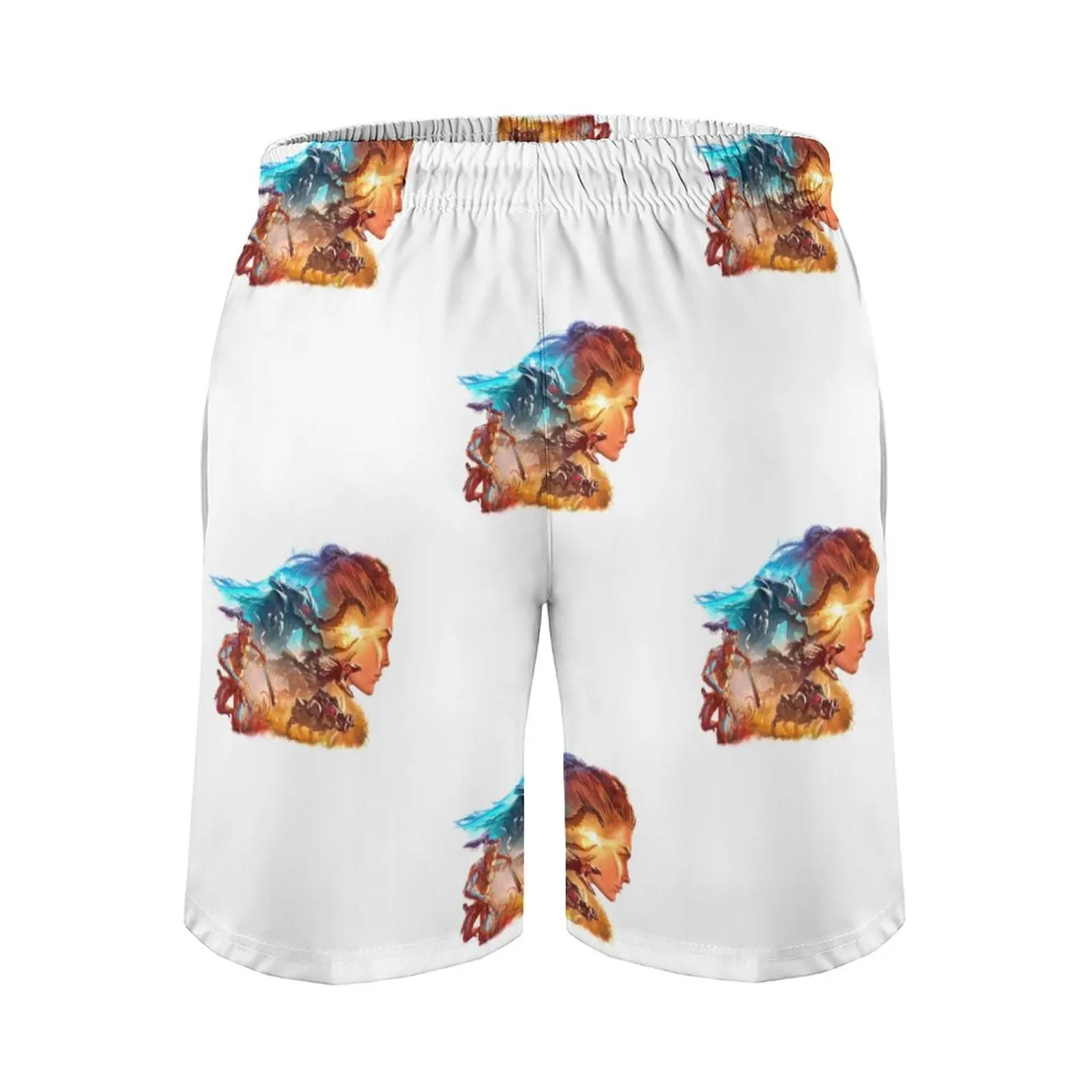 Шорты для доски Aloy Sun Hawk Horizon Forbidden West пляжные плавки из полиэстера забавные