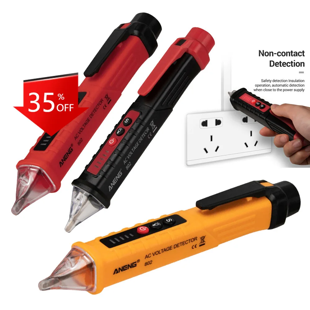 

Voltage Detector Electrical Tester Pen White Tensioner Equipment Non-Contact