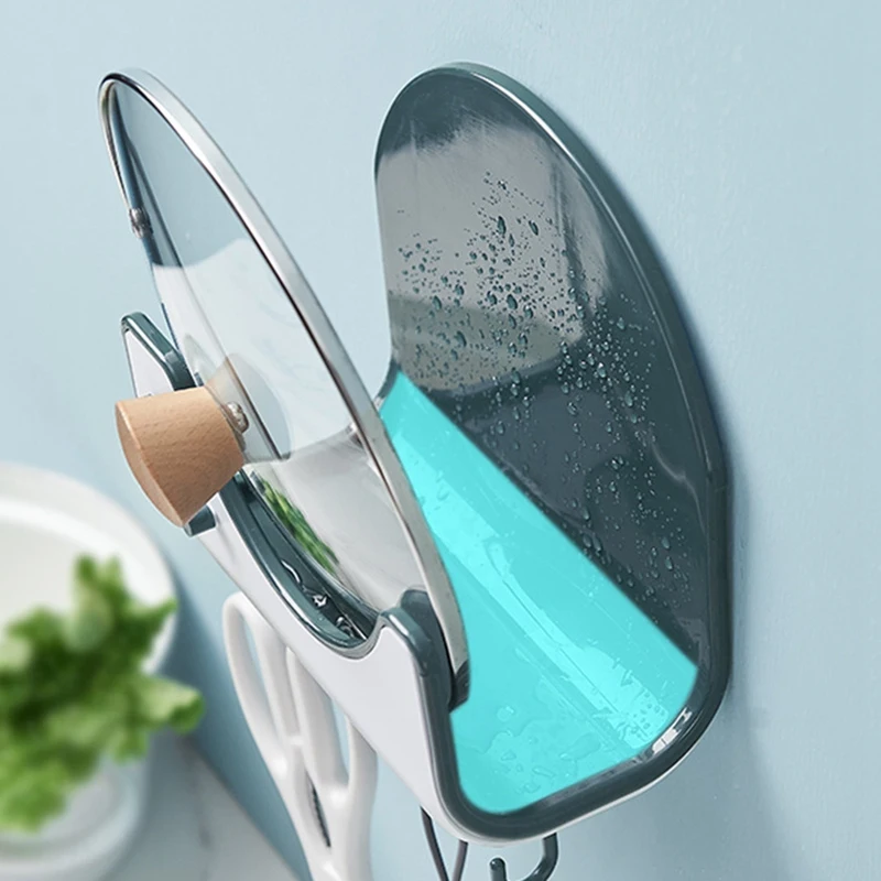 Кухонная многофункциональная настенная кастрюля с крышкой держатель для