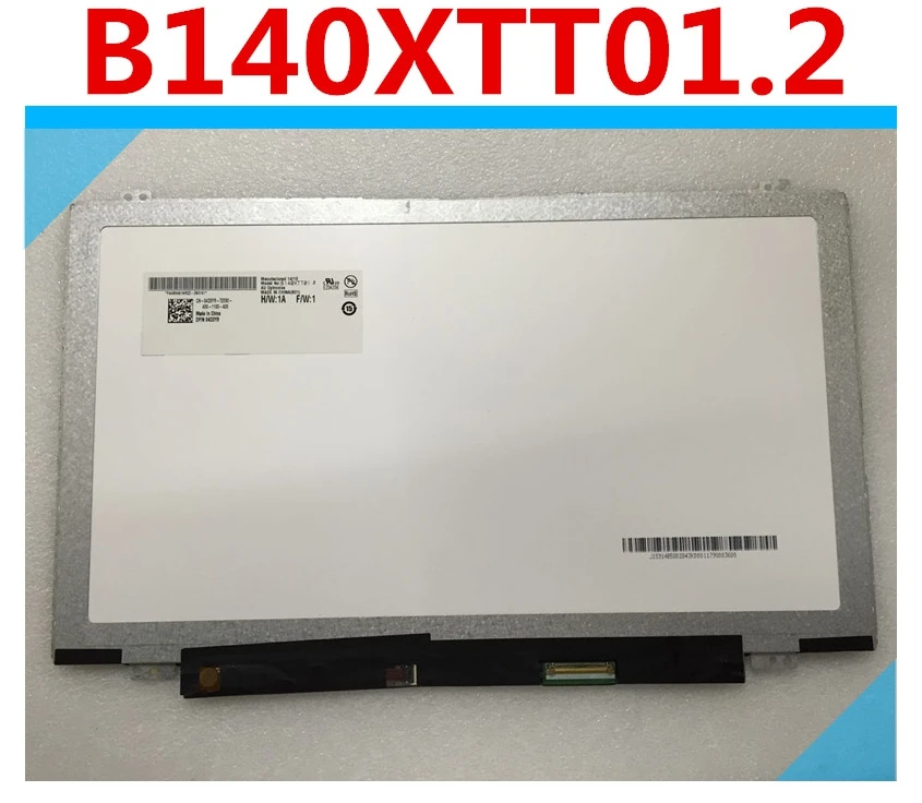 

B140XTT01.2 B140XTT01 40pin с сенсорным дигитайзером, дисплей для ноутбука Dell 4D3YR, замена