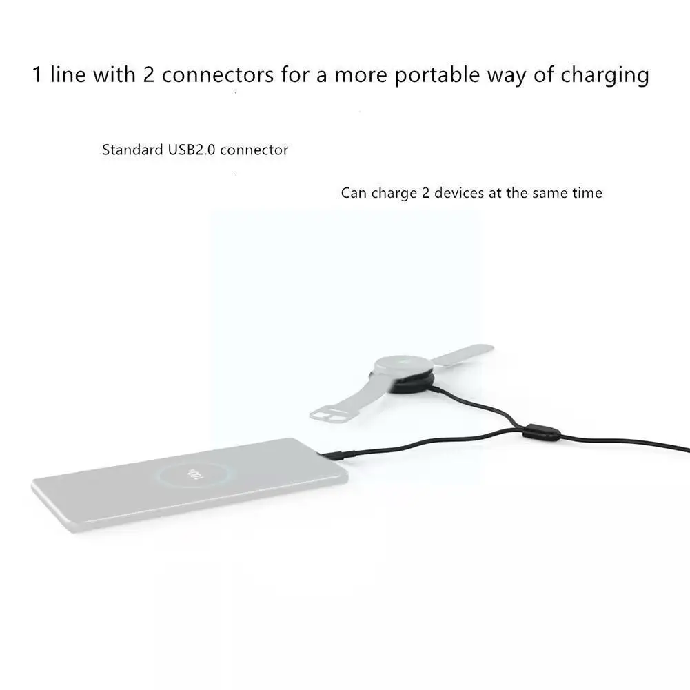 

Charger For Watch Active 2 Charging Cables Magnetic Charging Cable 41/42/45/46mm Watch Power Supply Adapte M6k0