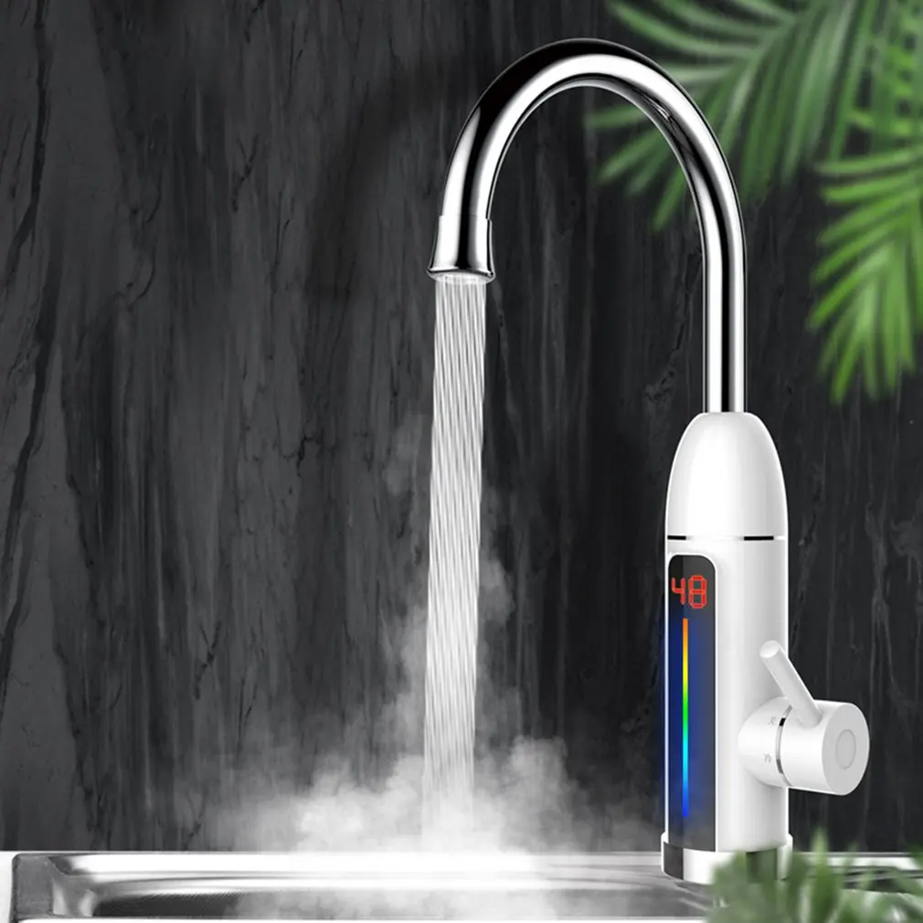

Bathroom Faucet Sink Basin LCD Digital Mixer Taps Temperature Smart Water Washing Deck Mounted Hot Kitchen Faucet