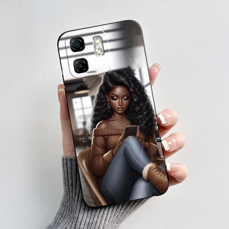 Для Infinix Smart 9 Чехол X6532 Мягкий защитный силиконовый чехол из ТПУ с рисунком для Hot