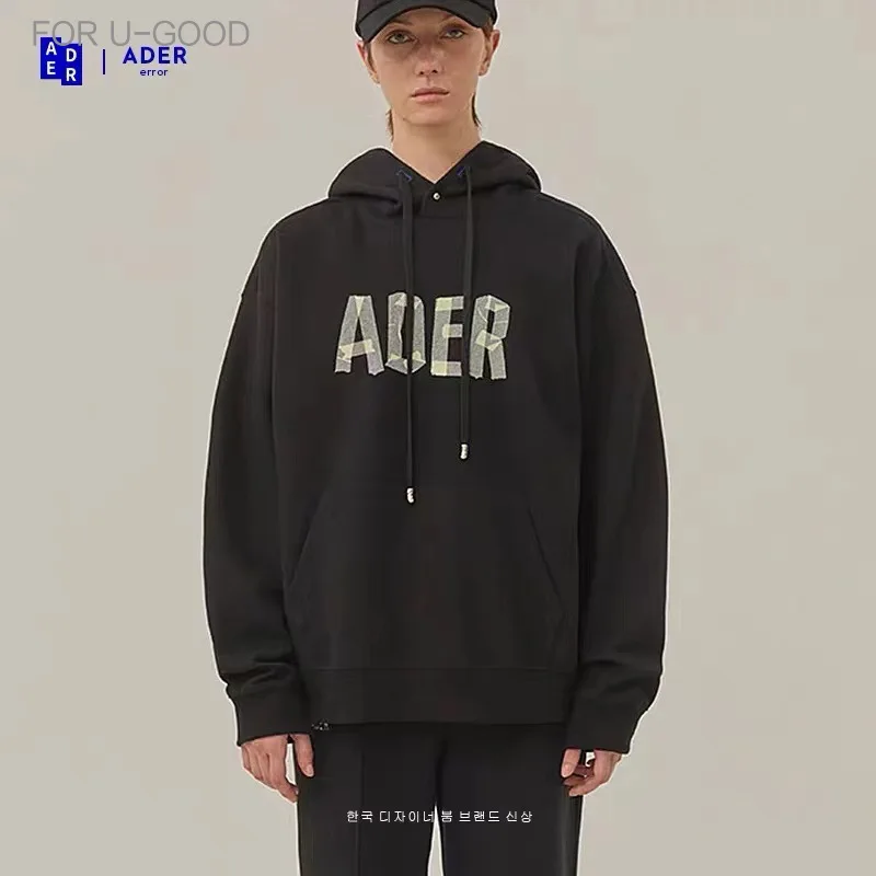 

Свитшоты в южнокорейском стиле с принтом лисы и ошибками, толстовки в стиле оверсайз для мужчин и женщин, худи с надписью Adererror из чистого хл...