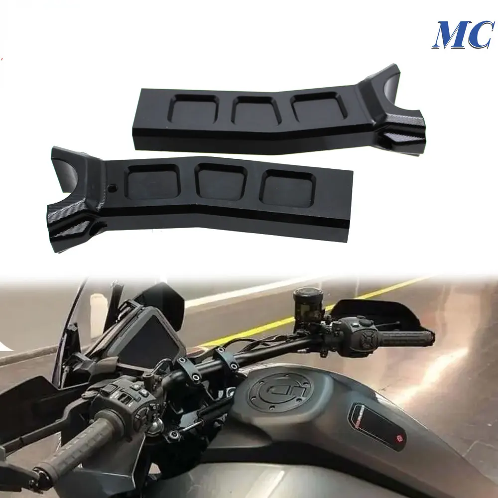 

For Pan America 1250 S PA1250S PAN AMERICA1250S 2021 2022 Motorcycle Accessories Handlebar Tall Risers Height Rise Adapter