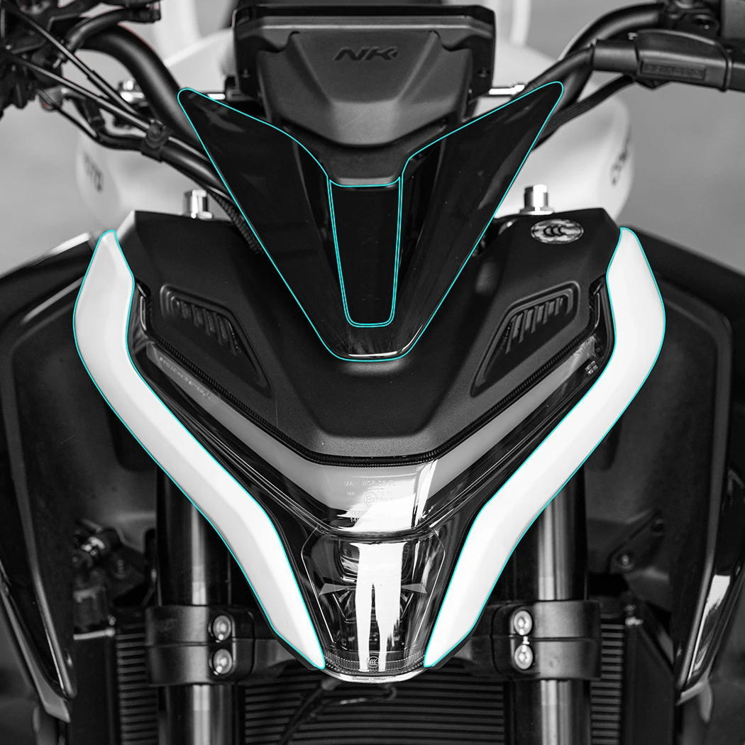 

Для CFMOTO 675NK аксессуары для ламп мотоцикла, прозрачная защитная пленка, велосипедная фара и задний фонарь, ремонт наклейки, наклейка