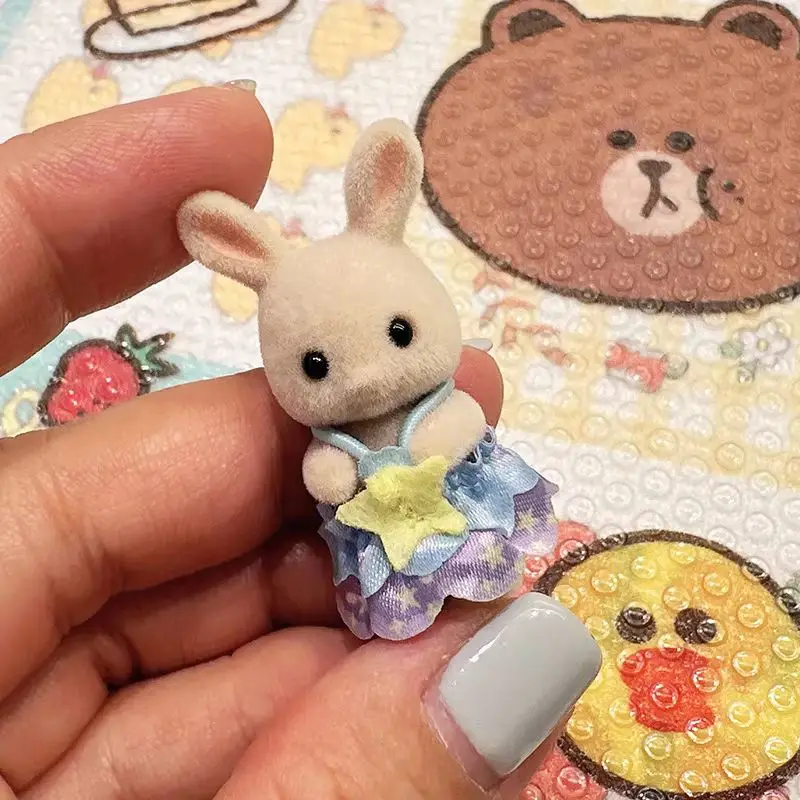 Новинка игрушечный домик для кукол Кроличья роща Радужное ухо кролик торт