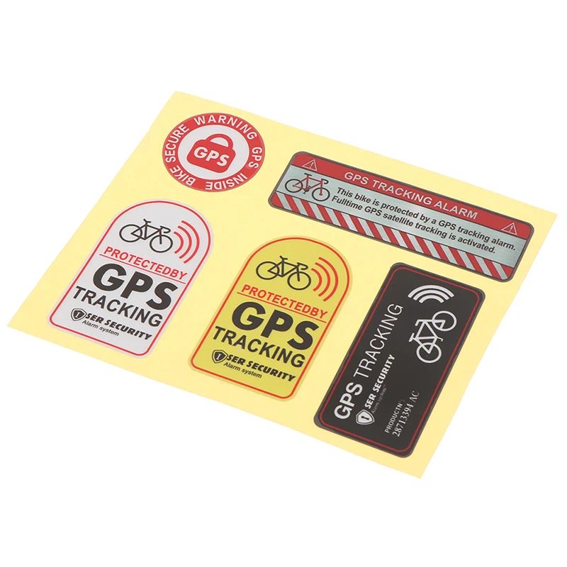 

Светоотражающая наклейка с сигнализацией отслеживания GPS, велосипедная предупреждающая наклейка, противоугонная наклейка для мотоцикла, скутера, автомобиля