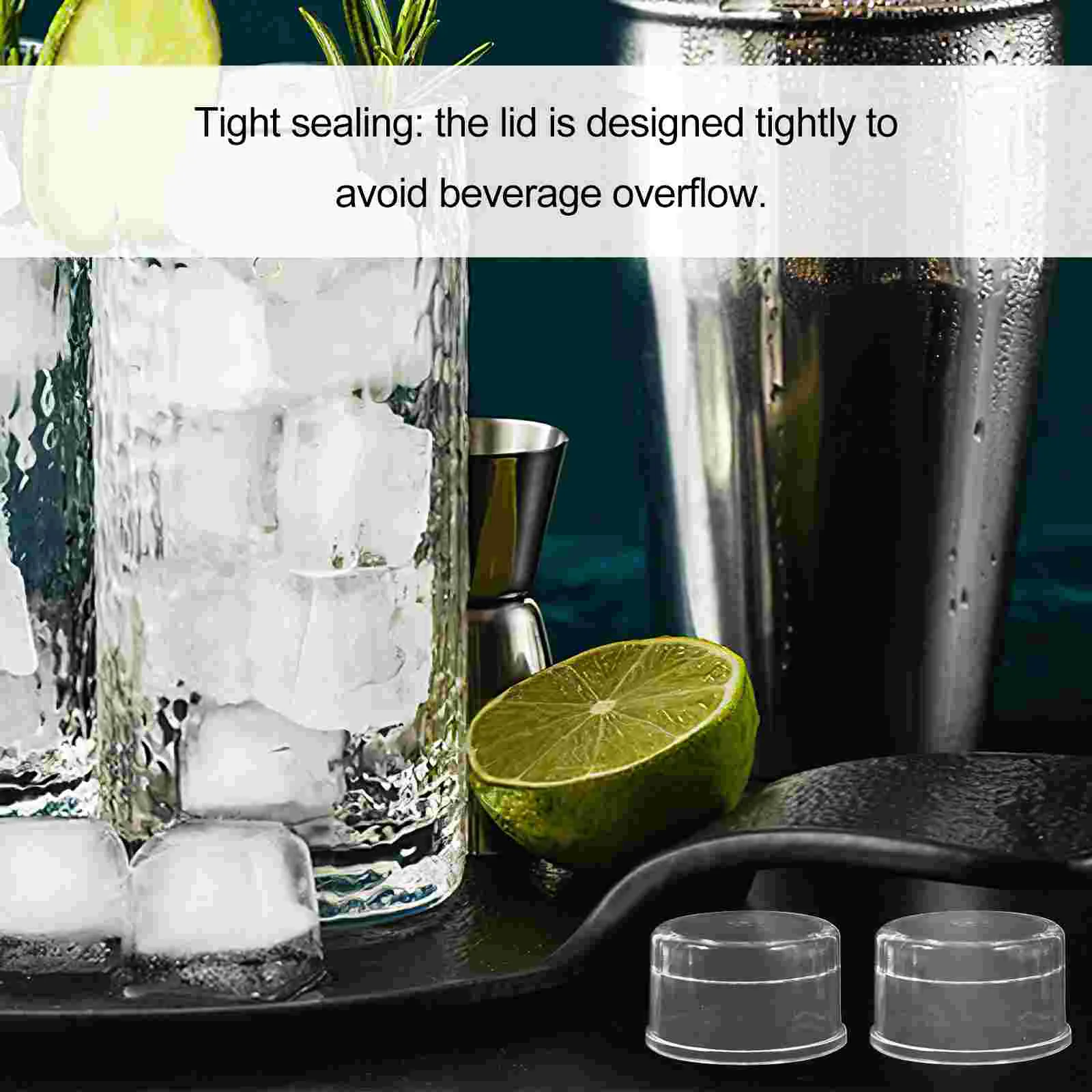 10 шт. крышки универсальная крышка для чашки шейкера пресс-насадка пластиковая не