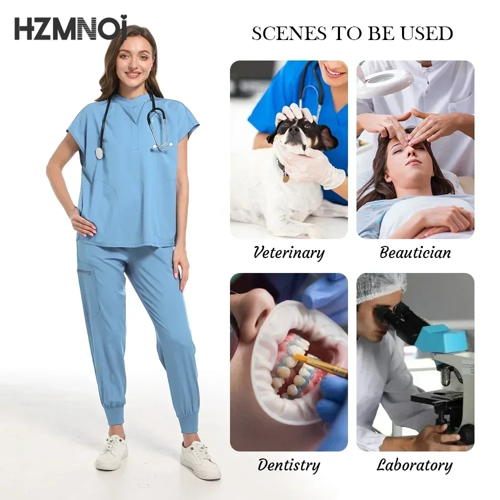 Высокое качество унисекс униформа медсестры мужские скрабы набор красота