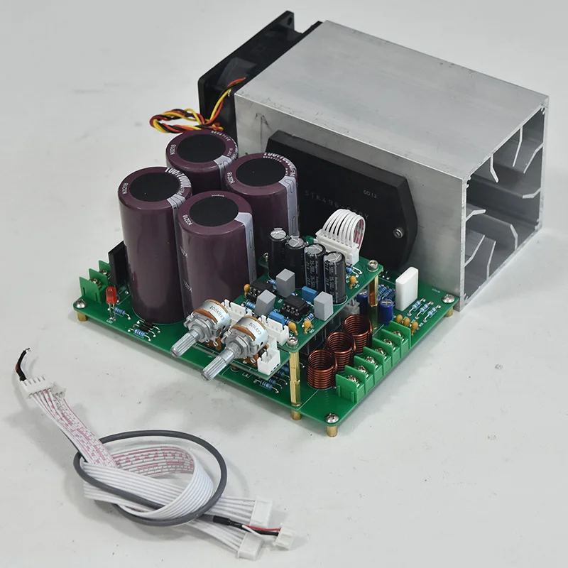 

2.1 Channel STK496-620 / STK410-020 Thick Film 3*100W Fever Amplifier Finished Board With Radiator