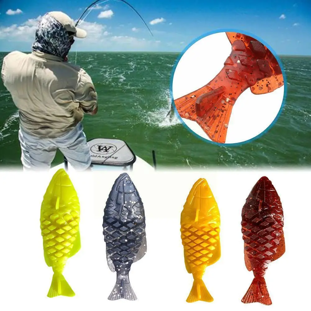 

Fish Tools Fishing Lure Crucian Carp Bionic Fish Swimbait Bait Soft Fake Tackle Lure Fishing Fishing Tools Fishing G1G1