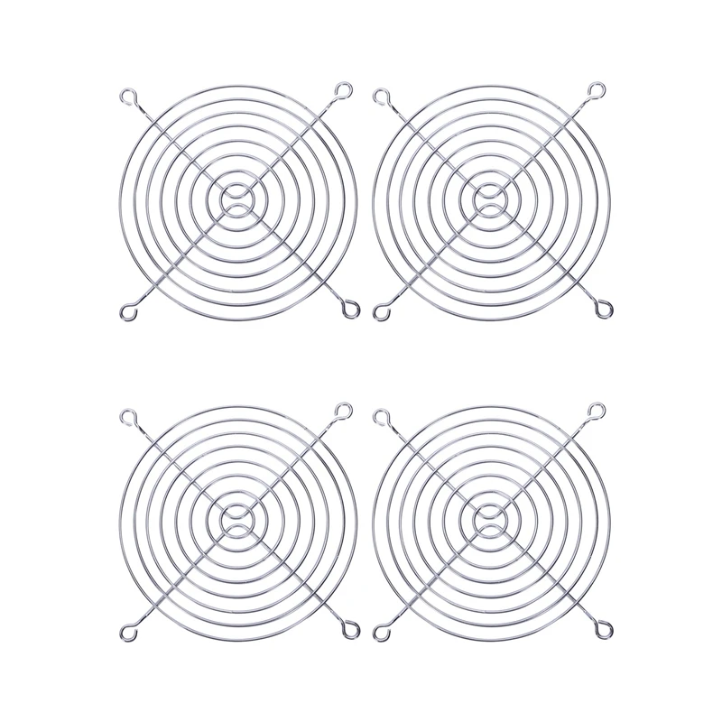 

NEW-4 X Metal Wire Finger Guard Grill For 120 X 120Mm Computer Case Fan