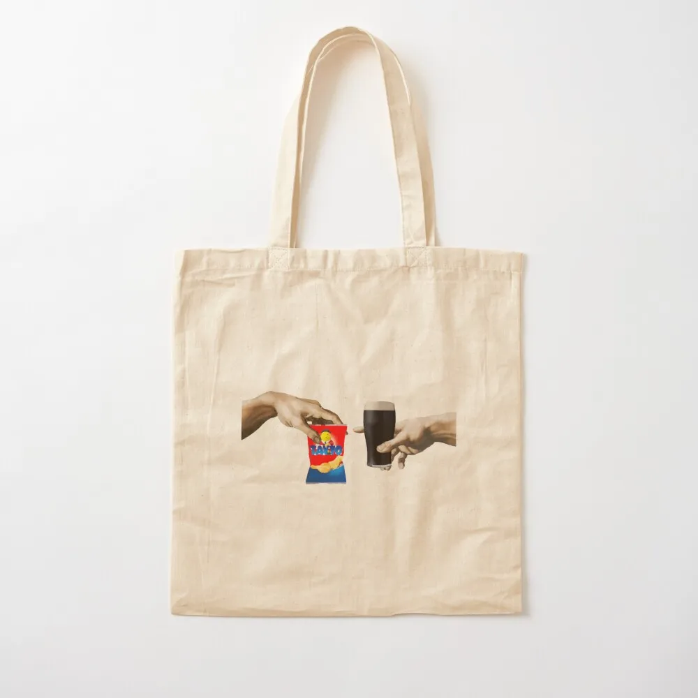 Классическая большая сумка Pints and Tayto холщовая сумка-тоут для покупок с логотипом