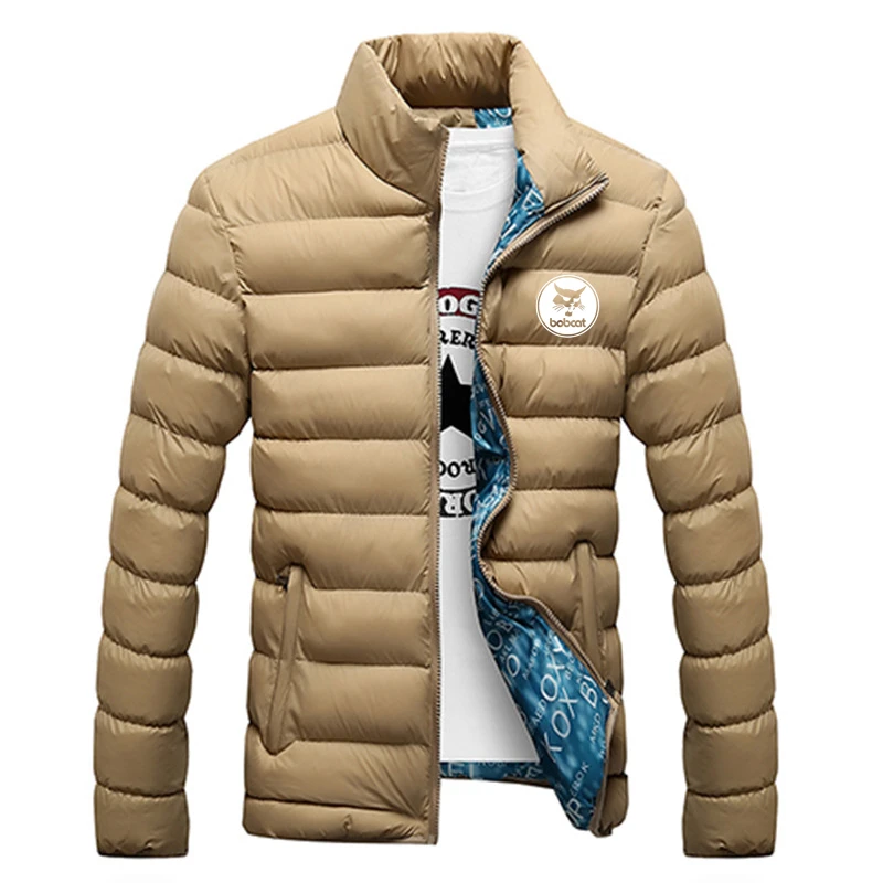 Осень-зима 2022 бренд Bobcat Мужская свободная Стильная однотонная Модная хлопковая