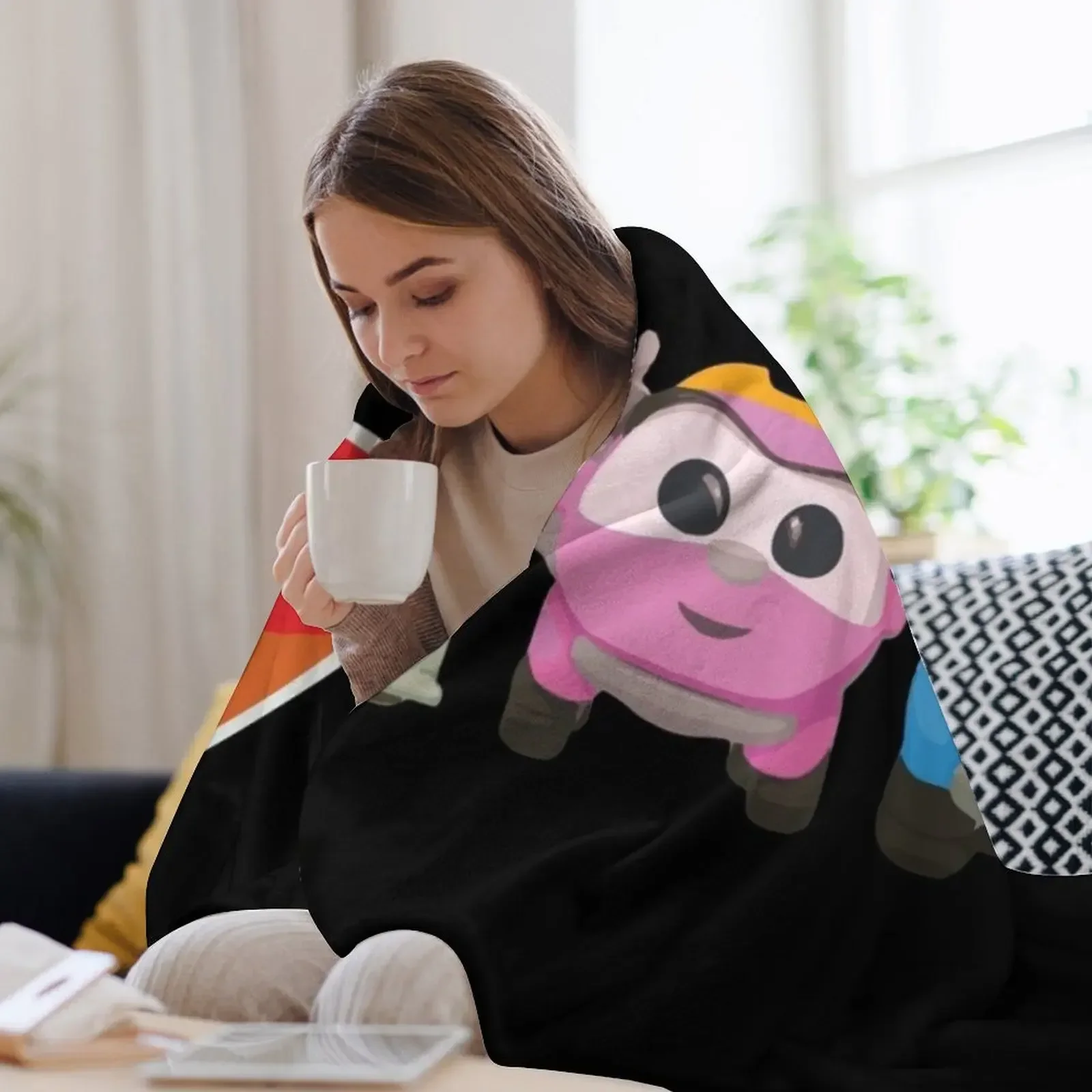 LEO грузовик и друзья LIFTY SCOPP LEA Пледы Мягкие декоративные одеяла