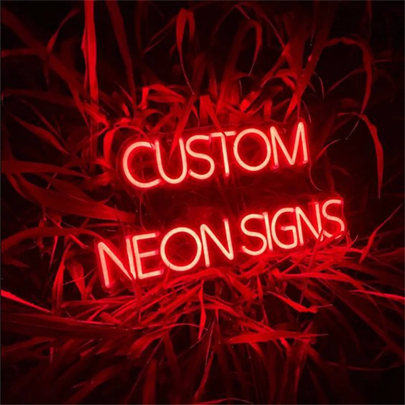 Personalized Neon Signs Custom Light Letter Wall Decoration Neon Led Flexible Birthday Wedding Party Room Decor Custom Neon Name