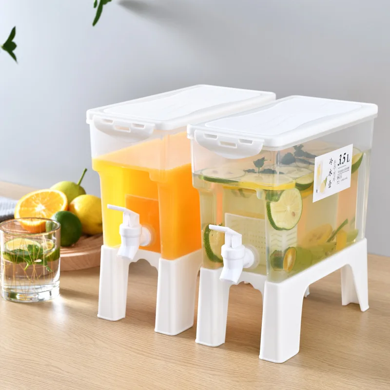 

Household 3.5L Large-capacity Cold Kettle Can Be Placed In The Refrigerator PP Material Beverage Pot Office Water Bottle