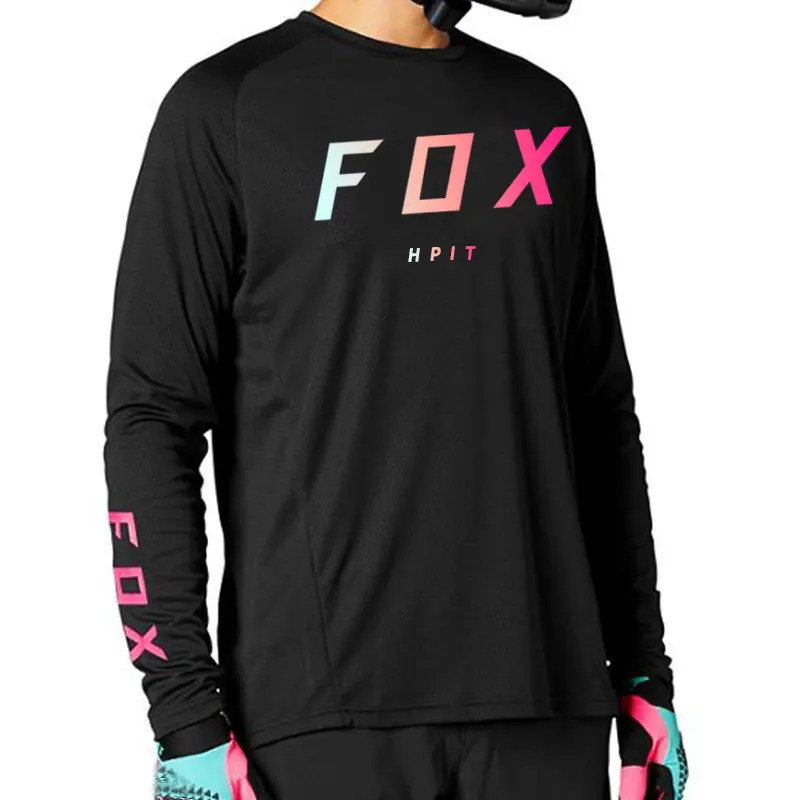 New Motocross Hpit Fox Mtb Downhill Jersey MX Cycling Mountain Bike DH Maillot Ciclismo Hombre Quick Dry Racing 2021 | Спорт и