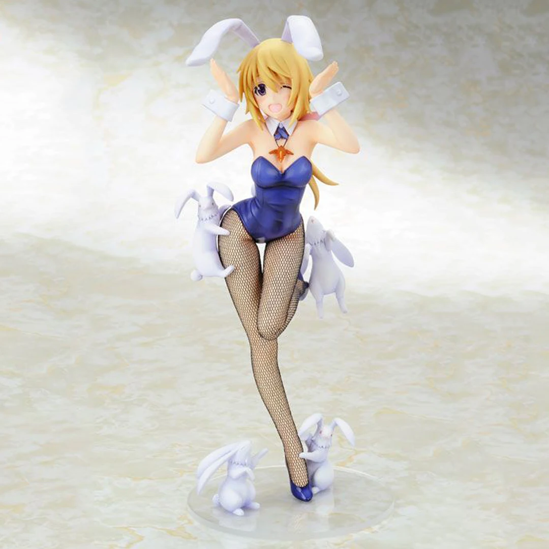 

4-Leaves IS Infinite Stratos Charlotte Dunois Kotobukiya Japanese Anime Bunny Girl PVC Action Figure Toy Collection Model Doll
