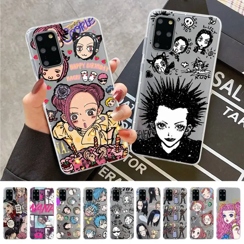

Nana Osaki Anime Phone Case for Samsung S20 ULTRA S30 for Redmi 8 for Xiaomi Note10 for Huawei Y6 Y5 cover