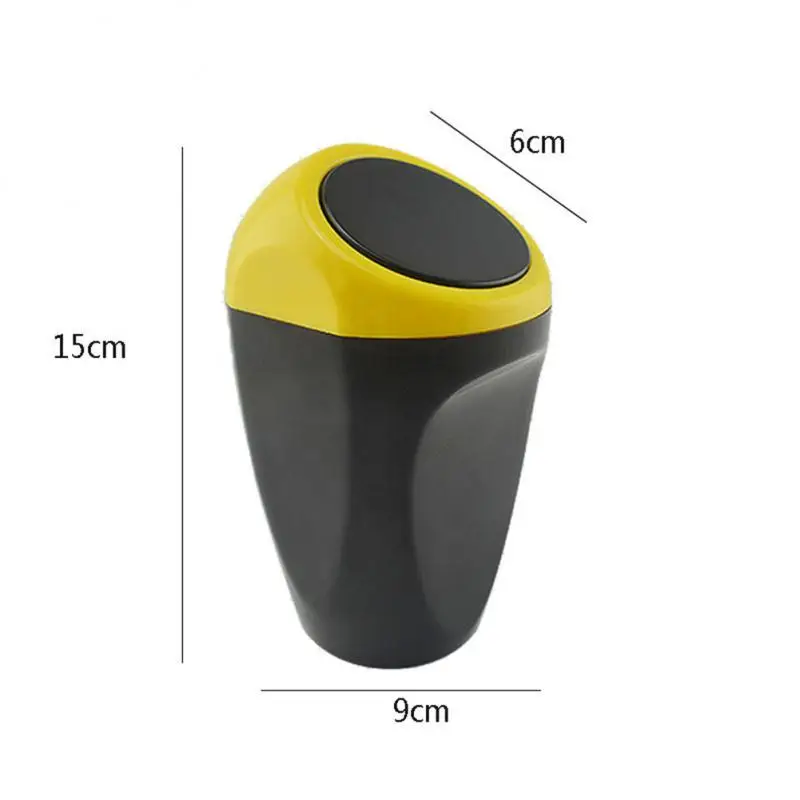 

Easy To Use Car Trash Organizer Durable Car Trash Can Car Interior Accessories Pressing Trash Bin Multifunctional Universal