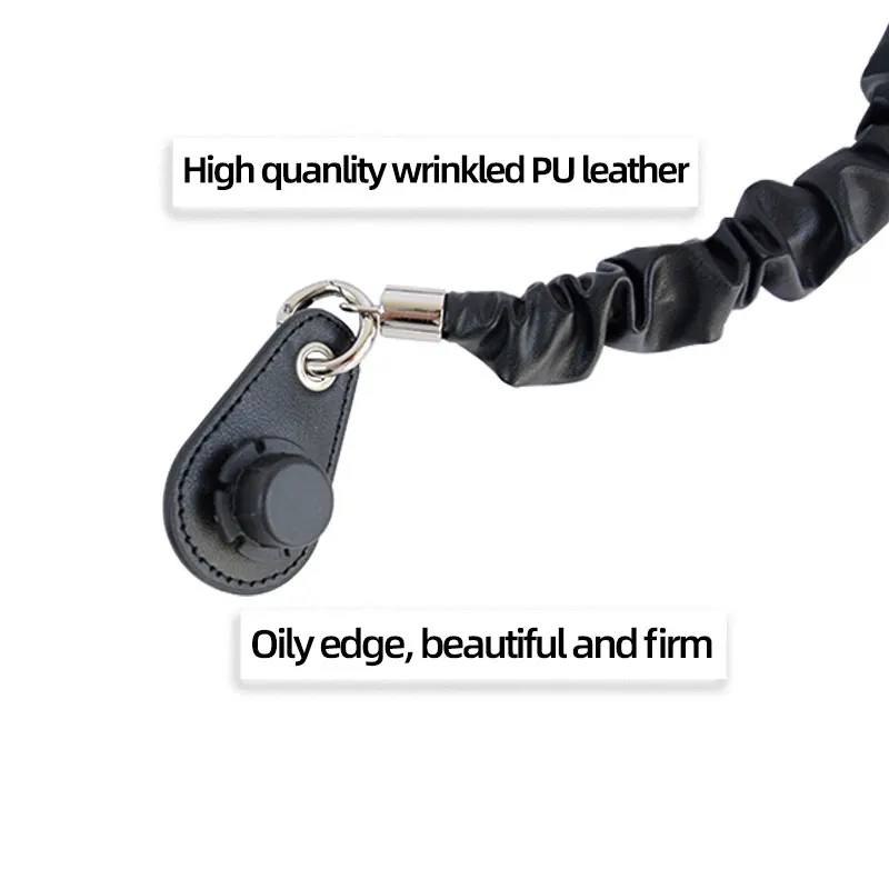 2022 new style  Wrinkled Leather Handle Strap Belt Fold Pleat bag shoulder strap accessories for Obag for EVA O bag body