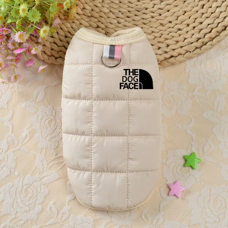 

Pink Pet Dogs Clothes Winter Cotton Dogs Vest Coats Plus Warm For Small Medium Dog Clothing Puppy French Bulldog Chihuahua