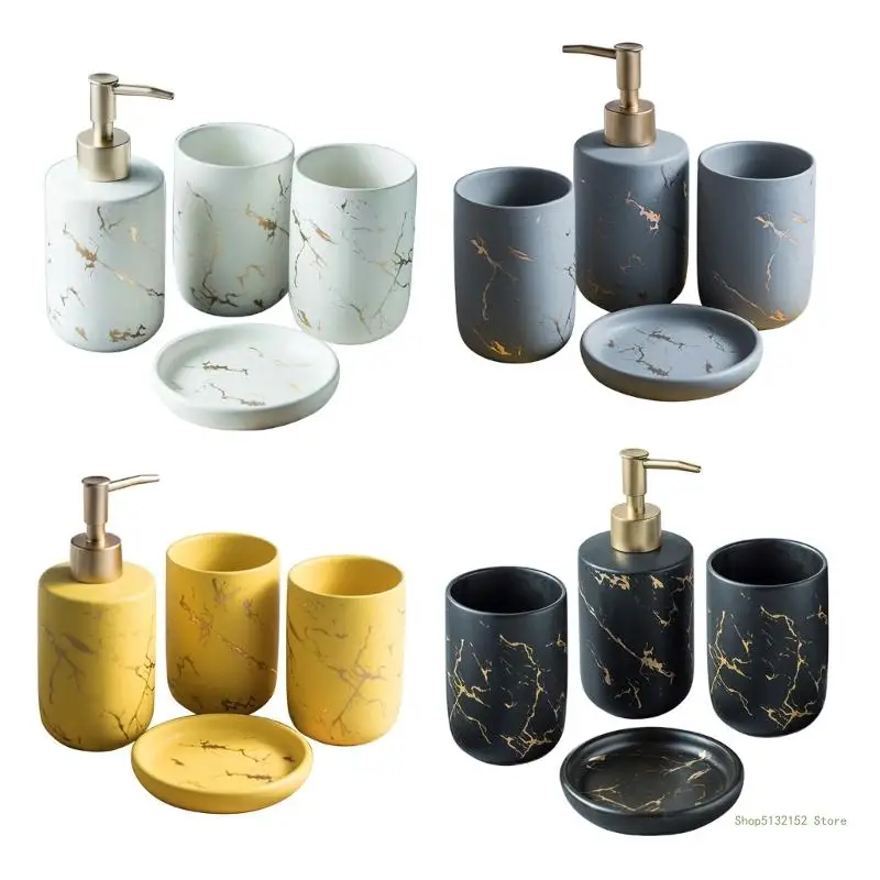 

QX2E 4pcs/set Soap Dish Bathroom Accessories Household Bathroom Showering