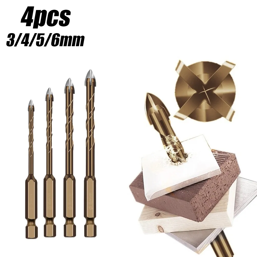 

Набор корончатых сверел из сплава, 4 шт., 3/4/5/6 мм