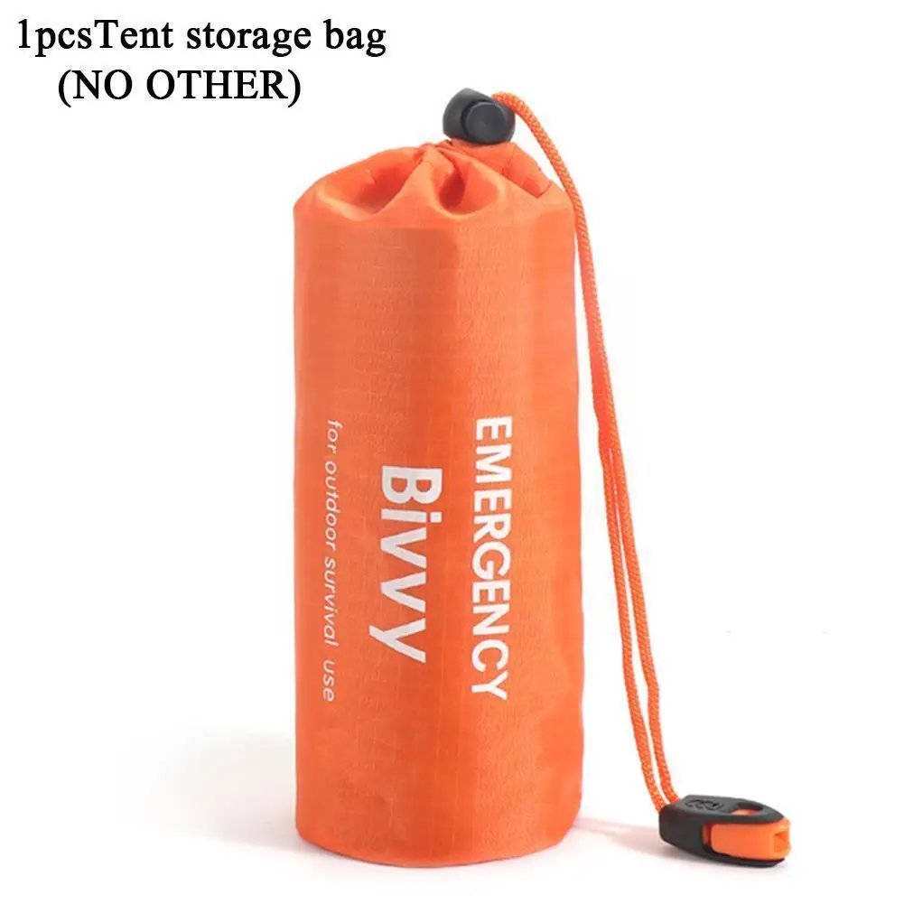 

Portable Sleeping Bag Camping Tent Storage Bag Camping Tool Survival Container Part Hiking Emergency Supplies Tent Outdoor O4D2