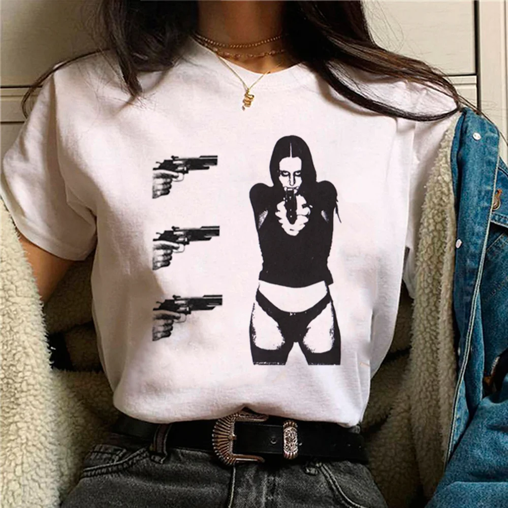 

Y2k t shirt women Japanese comic t-shirts girl graphic Japanese manga clothes