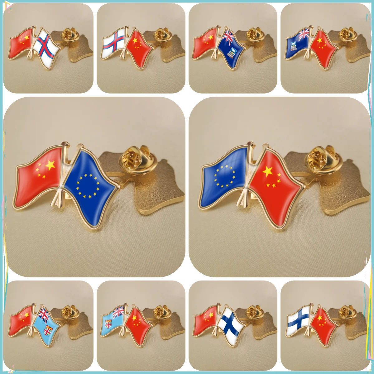 Китай и европейский Союз Фалькленд Острова Фроэ Фджи Финляндия пересекли