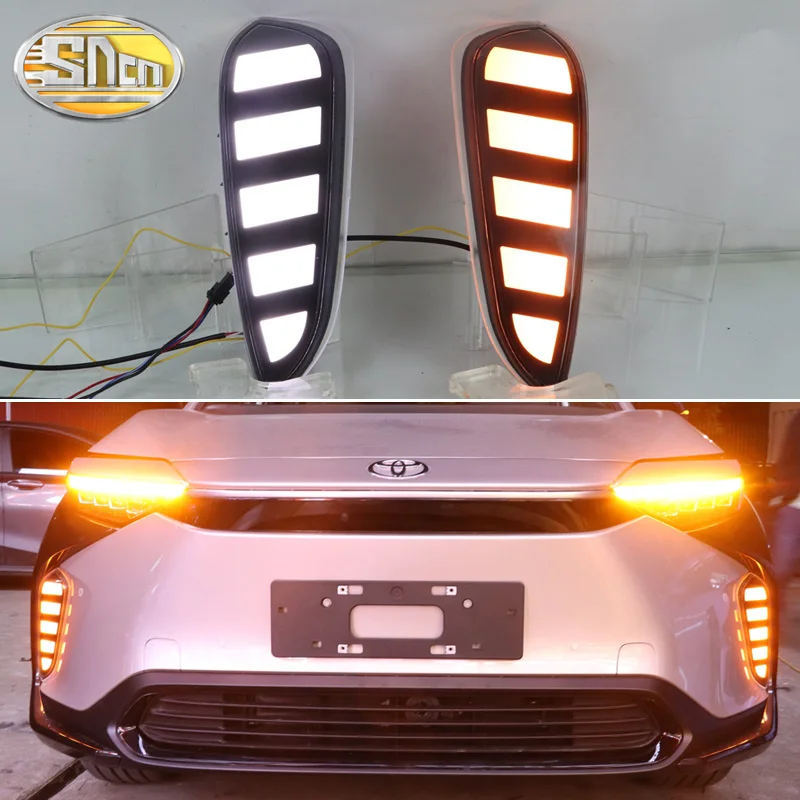 Автомобильные аксессуары SNCN водонепроницаемые ABS 12 В DRL Противотуманные фары